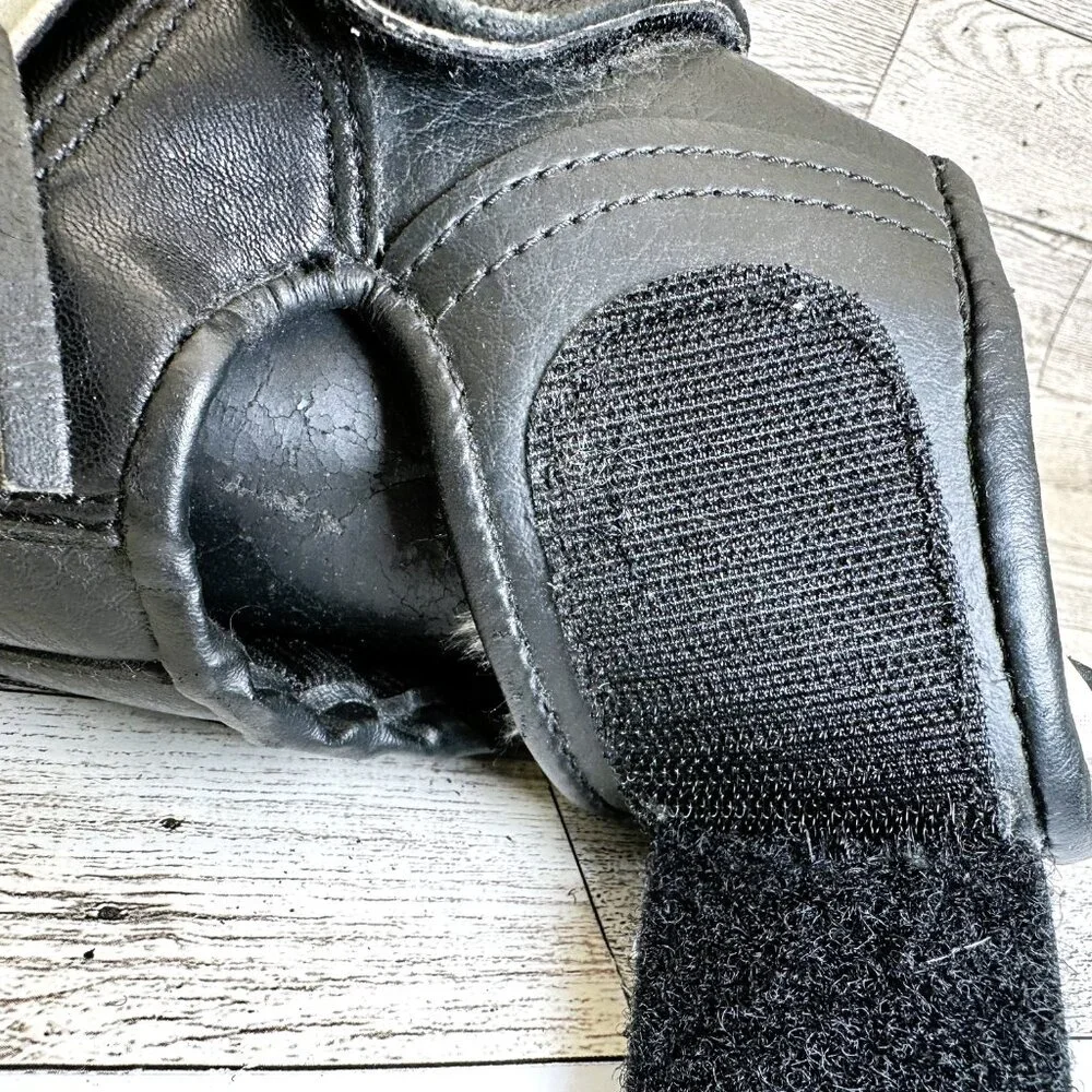 Spalding Model 18225 11.5" Baseball Glove Top Grain Leather Laced RHT Black/Gray - Picture 12 of 15